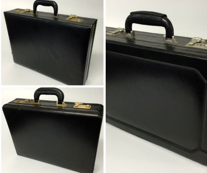 BRIEFCASE, Hard Shell Exec Style - Black